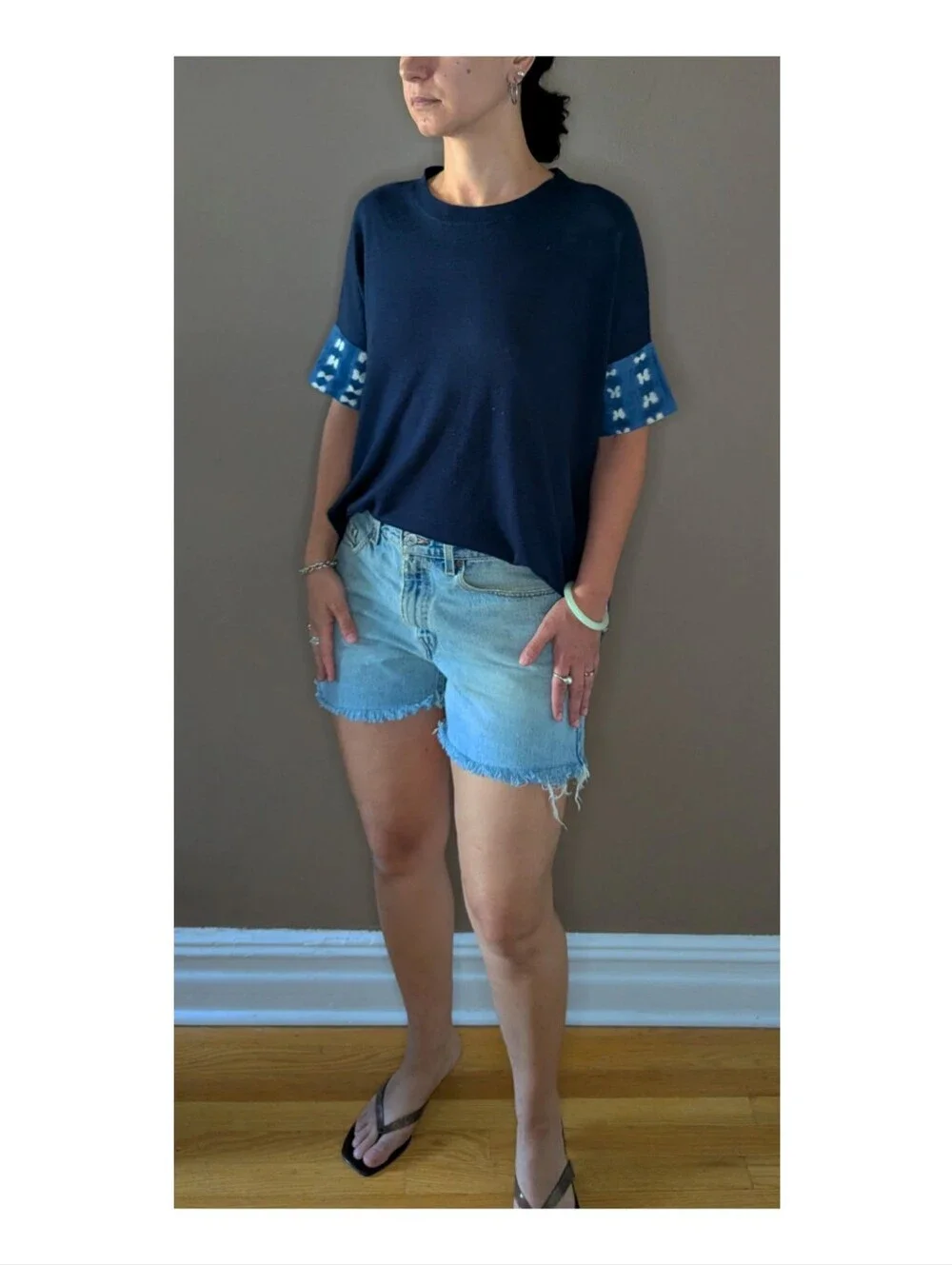 J. Crew Oversized Summer Blouse